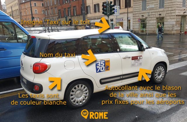 Taxi et Uber à Rome – Informations et numéros